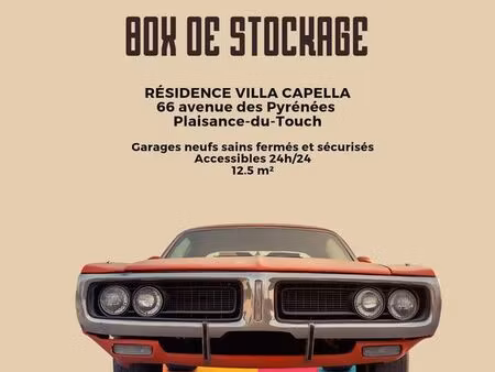 location garage / place de parking / box de stockage plaisance-du-touch
