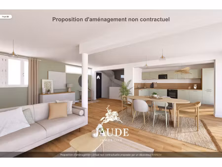 maison mitoyenne de 125 m2 à rénover quartier vallières c