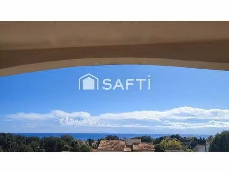 vue mer  plage à pied  énorme potentiel !