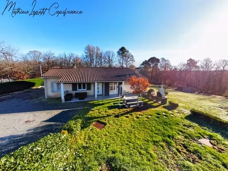 à vendre – maison de plain-pied de 100 m² à 2 minutes du centre de vergt sur terrain de 34