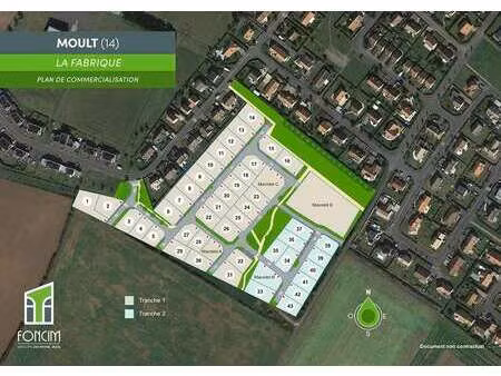 vente terrain à moult-chicheboville (14370) : à vendre / 463m² moult-chicheboville