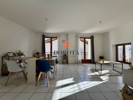 grand duplex t4 avec balcon + garage