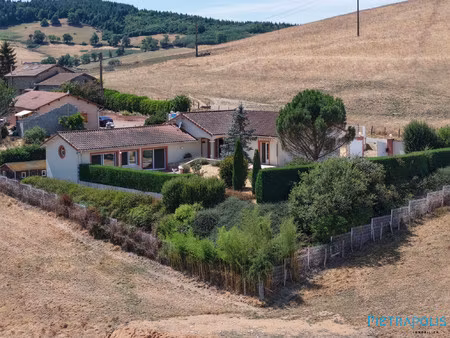 villa avec terrain et piscine