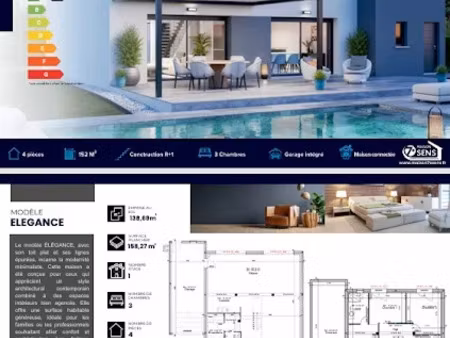 vente maison neuve 4 pièces 152 m² à liverdy-en-brie (77220)  429 462 €