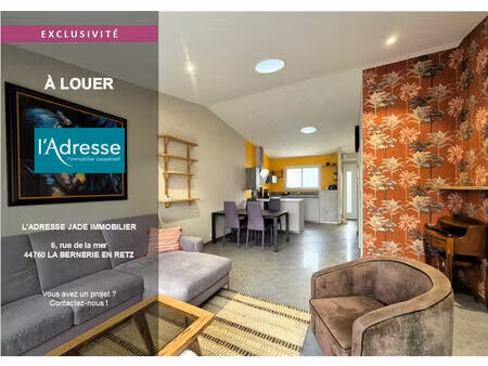 location maison 2 pièces  54.73m²  la bernerie