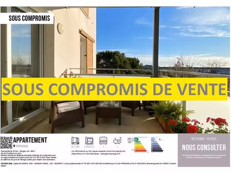 vente appartement 2 pièces 37m2 perpignan 66100 - - surface privée