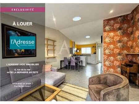 location maison meublé à la bernerie-en-retz (44760) : à louer meublé / 55m² la bernerie-e