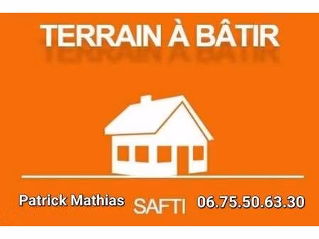 terrain constructible viabilisé à vendre