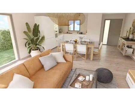 terrain avec maison neuve à vendre