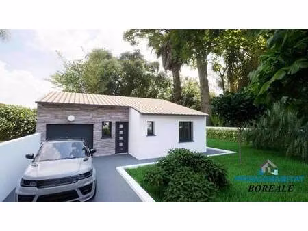 terrain avec maison neuve à vendre