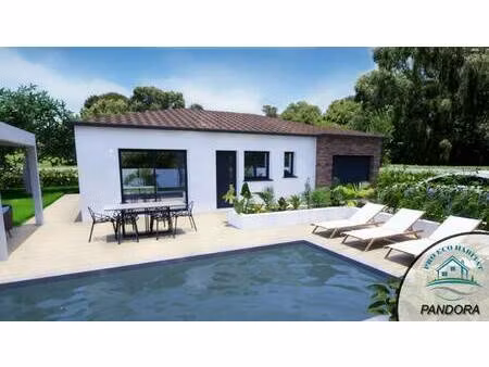 terrain avec maison neuve à vendre