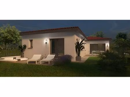 terrain avec maison neuve à vendre