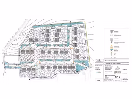 vente terrain 587 m² à commer (53470)  40 000 €