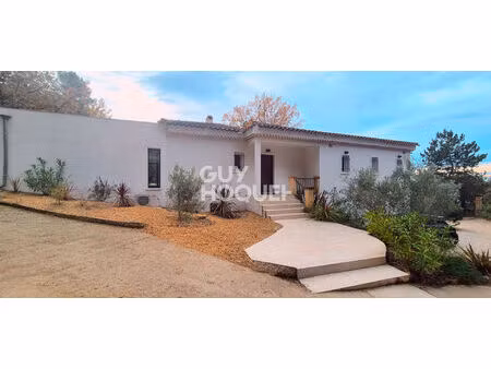 bouc-bel-air - 13320 - quartier valcros - prpriété de 220 m2 sur parcelle de 5200 m2 au ca