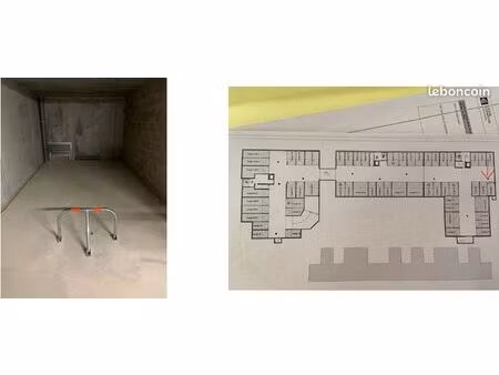 box dans parking sous terrain