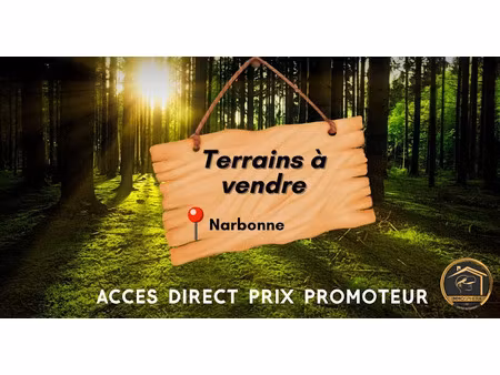 vente terrain 504 m² à narbonne (11100)  119 900 €