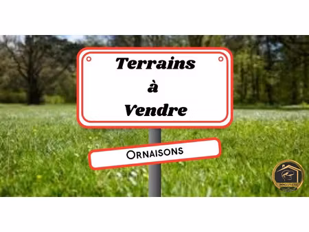 vente terrain à batir à ornaisons (11200)  199 900 €