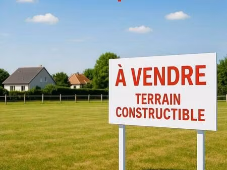 terrain constructible à vendre
