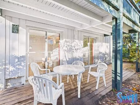 golf de moliets  appartement t2 de 30m² en rez-de-chaussée dan