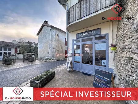 vente immeuble 7 pièces 202 m² à aubeterre-sur-dronne (16390)  262 500 €