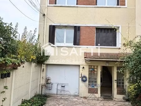 les pavillons-sous-bois 93320 maison de 150m2 divisée en 5 studios  terrain 233m2 idéal in