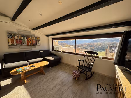 a vendre cipières (06) maison de village en duplex de 85 m2 