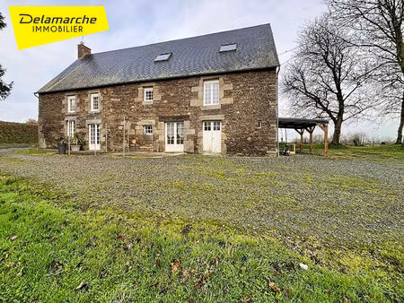 longère à vendre saint aubin de terregatte (50240)  10 pièces  5 chambres  2000m² de terra