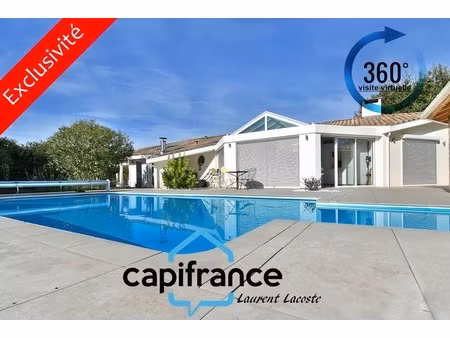 villa à vendre 9 pièces - 278 m² - piscine - 2000 m² de terrain - toulouse ouest