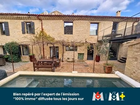 7 pièces 243 mâ² maison de village de charme - roquemaure 30150