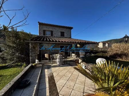 propriété avec deux habitations à 10 min de st-ambroix  idéal gîte ou résidence familiale