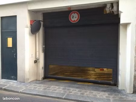 place de parking cœur du marais