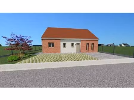 terrain avec maison neuve à vendre
