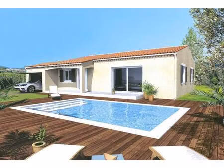 terrain avec maison neuve à vendre