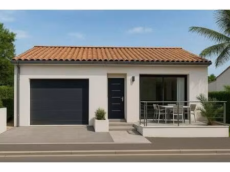 terrain avec maison neuve à vendre