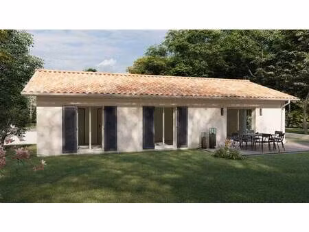 terrain avec maison neuve à vendre