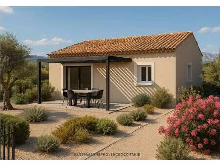 terrain avec maison neuve à vendre