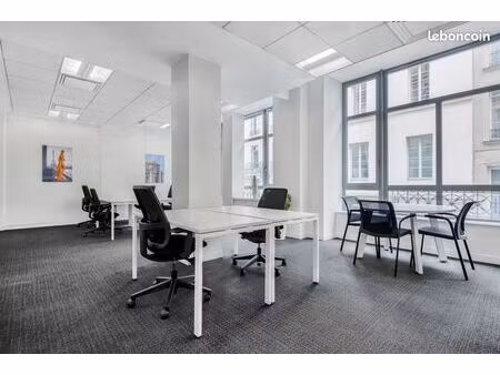 bureau privé à louer pour 5 personnes à paris opera