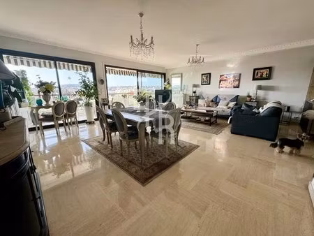 cannes 3 pièces vue mer proche centre avec garage