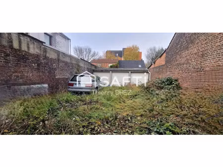 vente terrain 170 m² à wattrelos (59150)  140 000 €