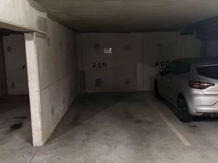 place de parking sous sol