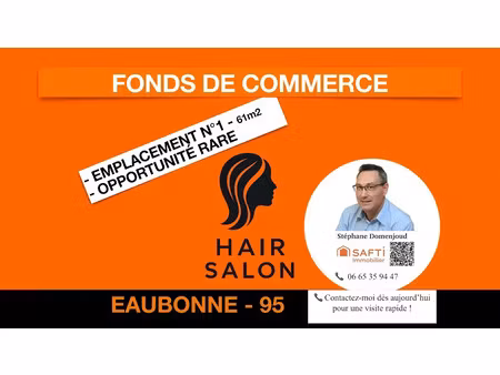 vente locaux professionnels 61 m² à eaubonne (95600)  139 900 €