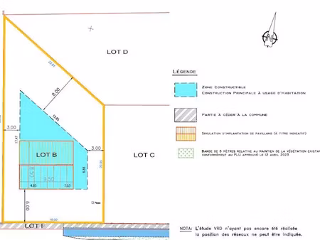 vente terrain 518 m² à sucy-en-brie (94370)  242 000 €