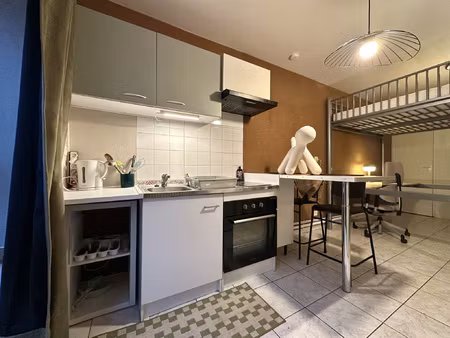studio meublé - 18m2 - beaumont centre bourg