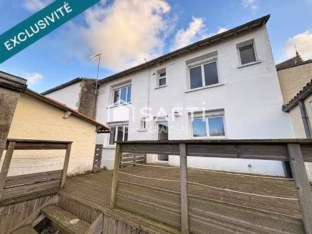 maison de bourg  129 m²  3 chambres et un bureau