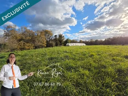 vaste terrain grange  hangar