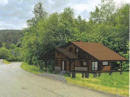 gérardmer terrain de 1907 m² avec permis de construire validé