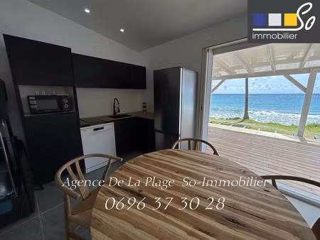 rare maison bord de mer refaite a neuf 2 pieces le diamant martinique