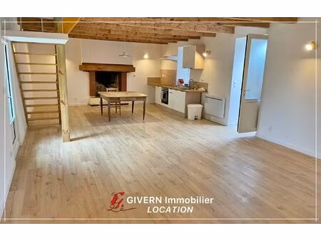 maison rénovée de 60 m² – 2 chambres – terrasse extérieu