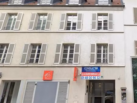 bureaux à louer donnant sur jardin