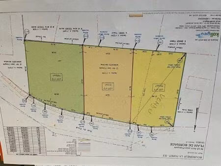 terrain à le bourgneuf la forêt